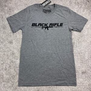 New! Black Rifle Coffee Company AR T-shirt heather grey size small